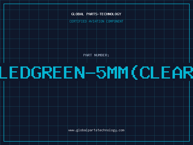 Aviation Part LEDGREEN-5MM(CLEAR