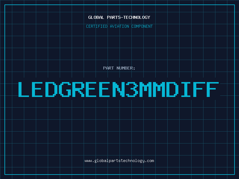 Aviation Part LEDGREEN3MMDiff