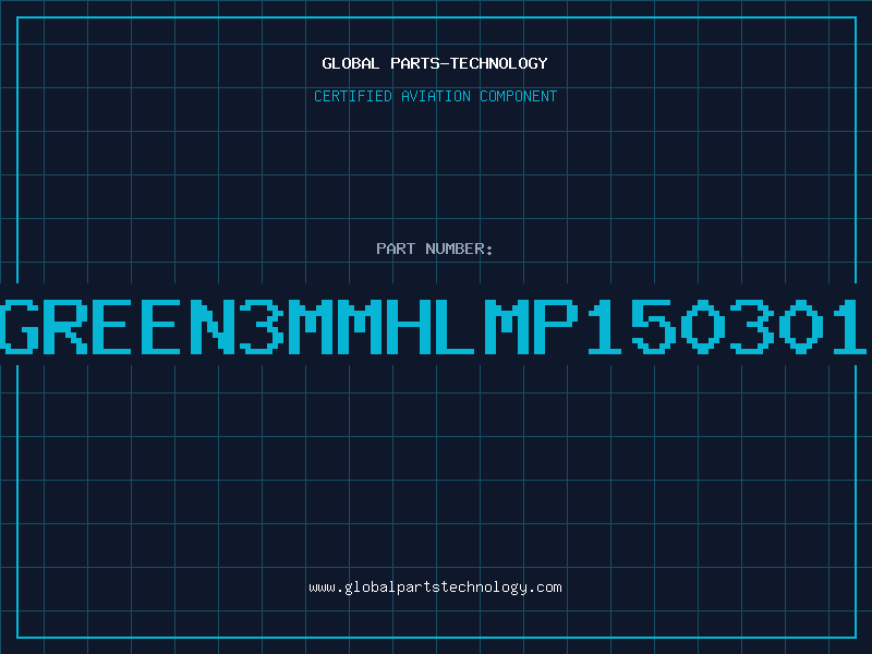 Aviation Part LEDGREEN3MMHLMP15030102P