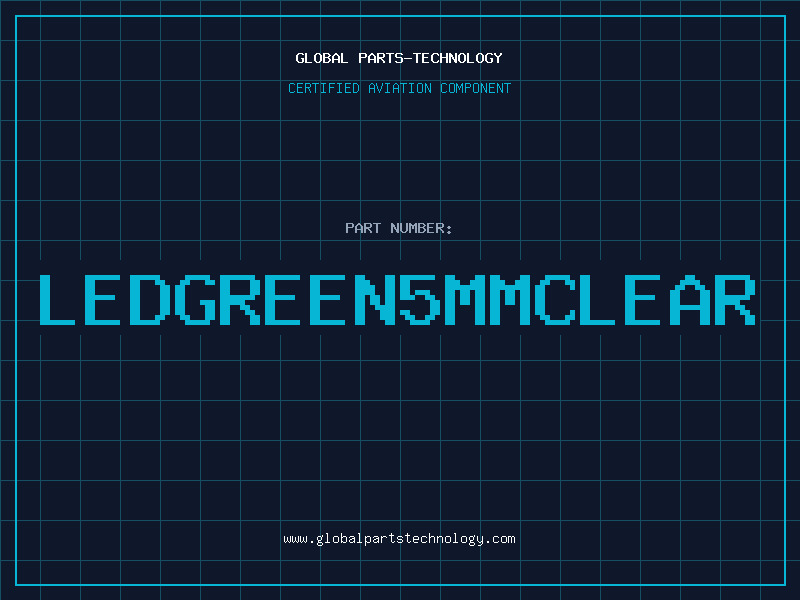 Aviation Part LEDGREEN5MMCLEAR