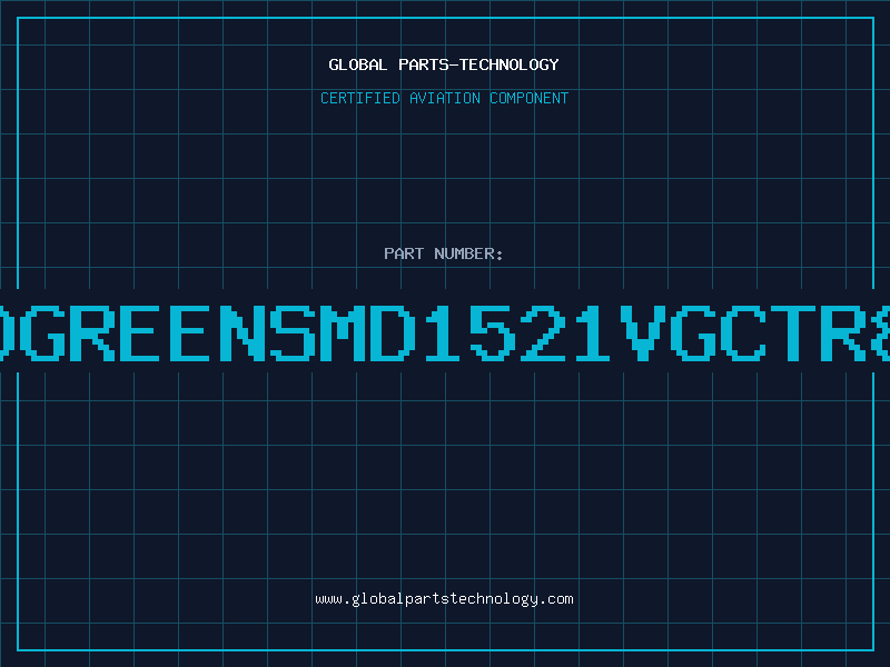 Aviation Part LEDGREENSMD1521VGCTR8T1