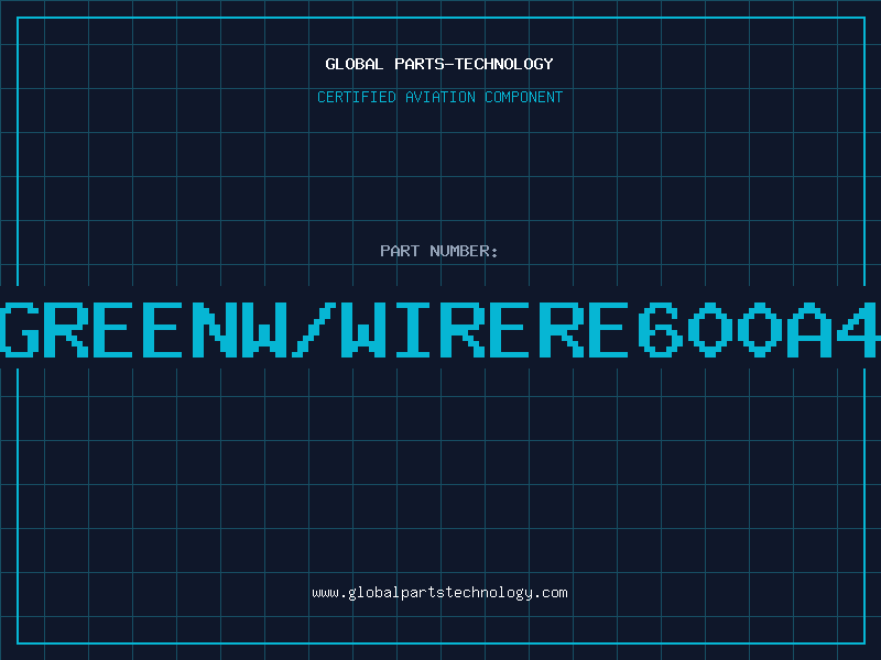 Aviation Part LEDGREENW/WIRERE600A4SII