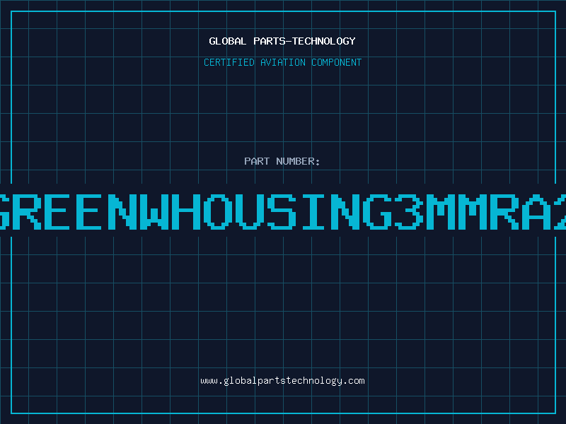 Aviation Part LEDGREENwHOUSING3mmRA2mAW