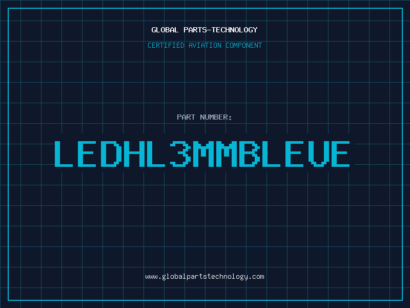 Aviation Part LEDHL3MMBLEUE
