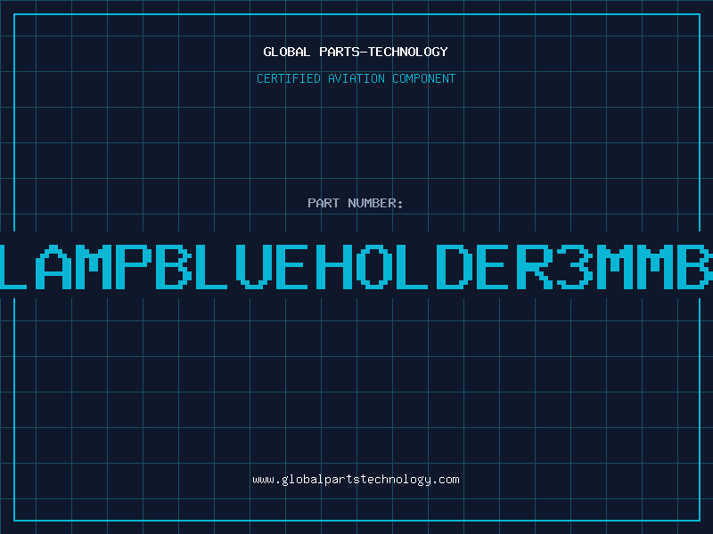 Aviation Part LEDLAMPBLUEHOLDER3mmBVH1