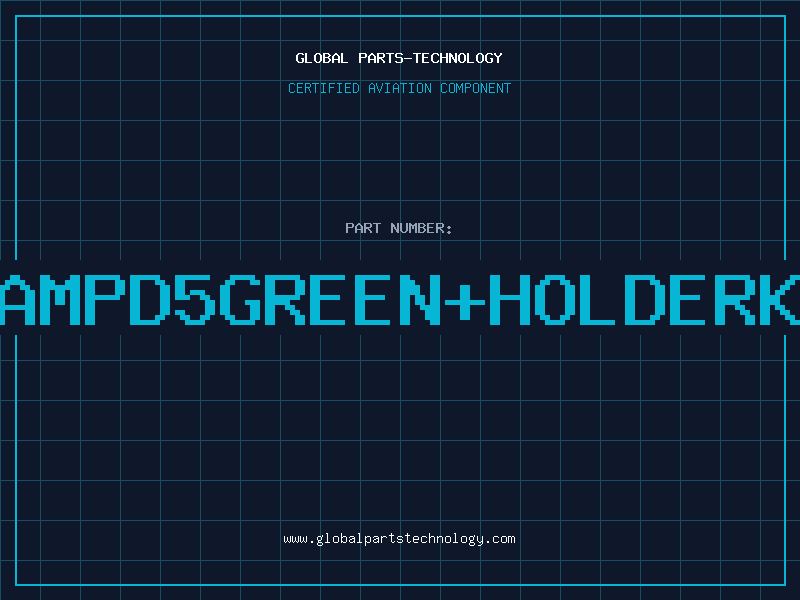 Aviation Part LEDLAMPD5GREEN+HOLDERKINGB