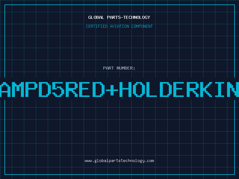 Aviation Part LEDLAMPD5RED+HOLDERKINGBRI