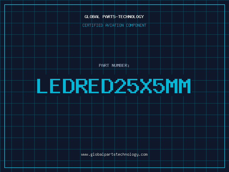 Aviation Part LEDRED25X5MM