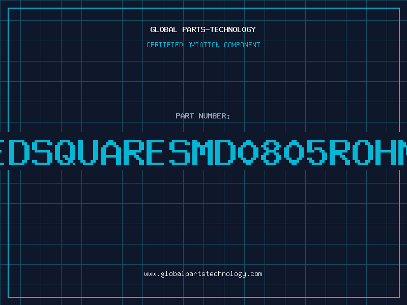 Aviation Part LEDREDSQUARESMD0805ROHMSML2