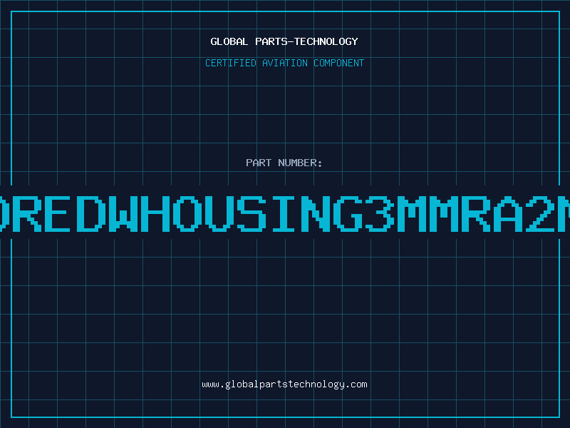 Aviation Part LEDREDwHOUSING3mmRA2mAW