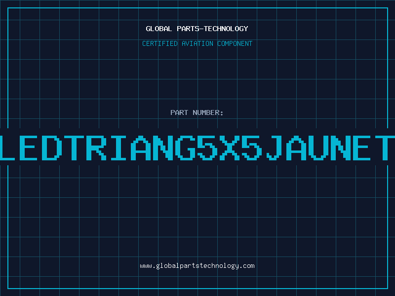 Aviation Part LEDTRIANG5x5JAUNET