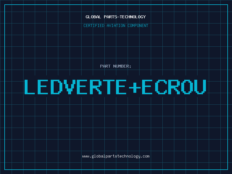 Aviation Part LEDVERTE+ECROU