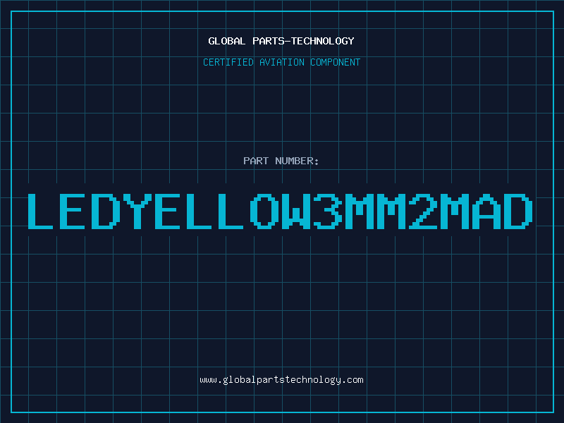 Aviation Part LEDYELLOW3MM2MAD