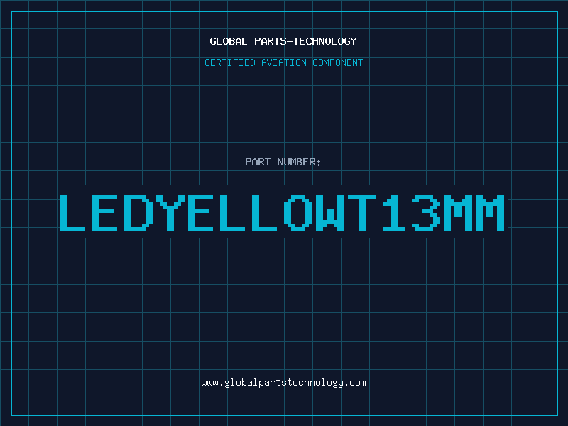 Aviation Part LEDYELLOWT13mm