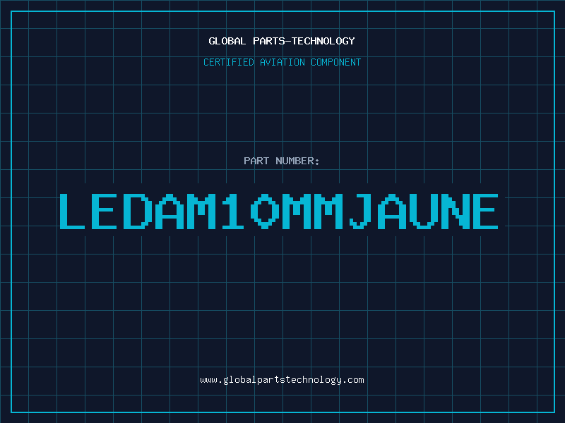 Aviation Part LEDam10mmJAUNE
