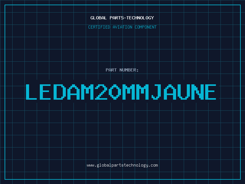 Aviation Part LEDam20mmJAUNE