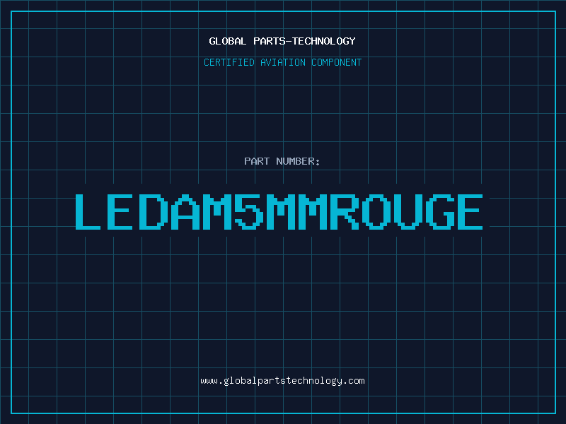 Aviation Part LEDam5mmROUGE