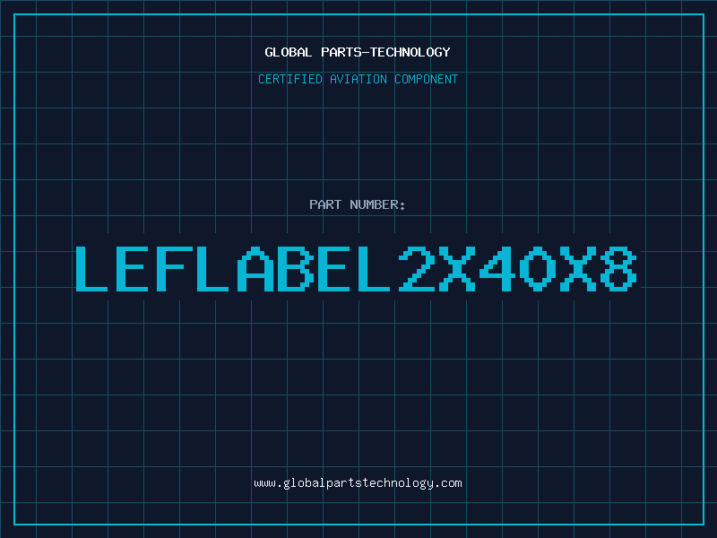 Aviation Part LEFLABEL2X40X8