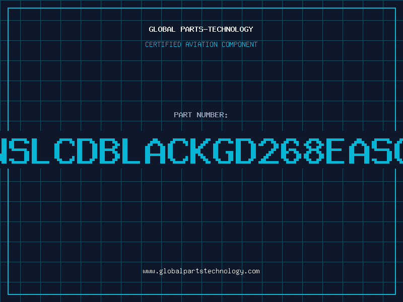 Aviation Part LENSLCDBLACKGD268EASCOM