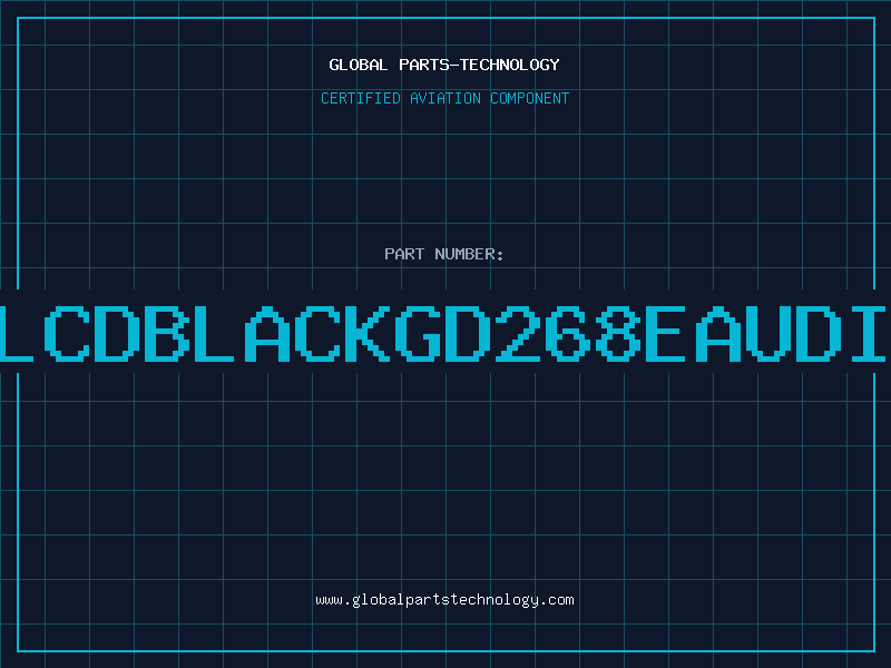 Aviation Part LENSLCDBLACKGD268EAUDIOVOX