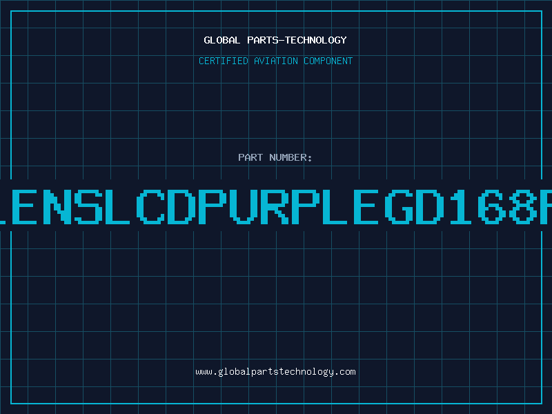 Aviation Part LENSLCDPurpleGD168F