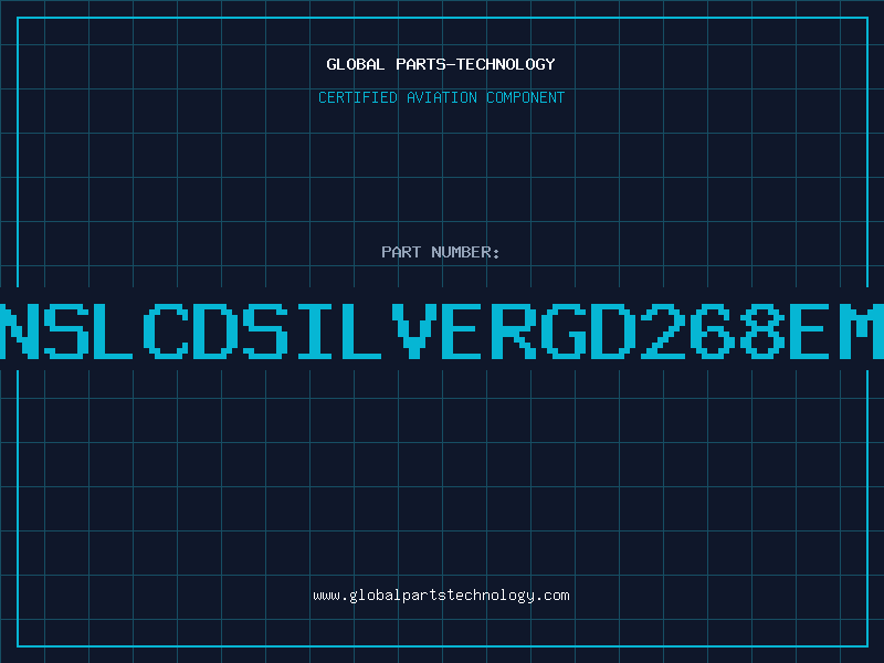 Aviation Part LENSLCDSILVERGD268EMOL