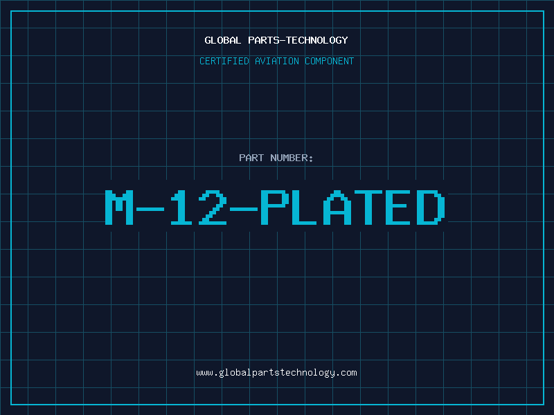 Aviation Part M-12-PLATED