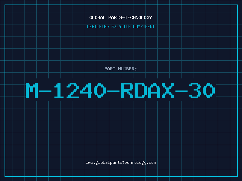 Aviation Part M-1240-RDAX-30
