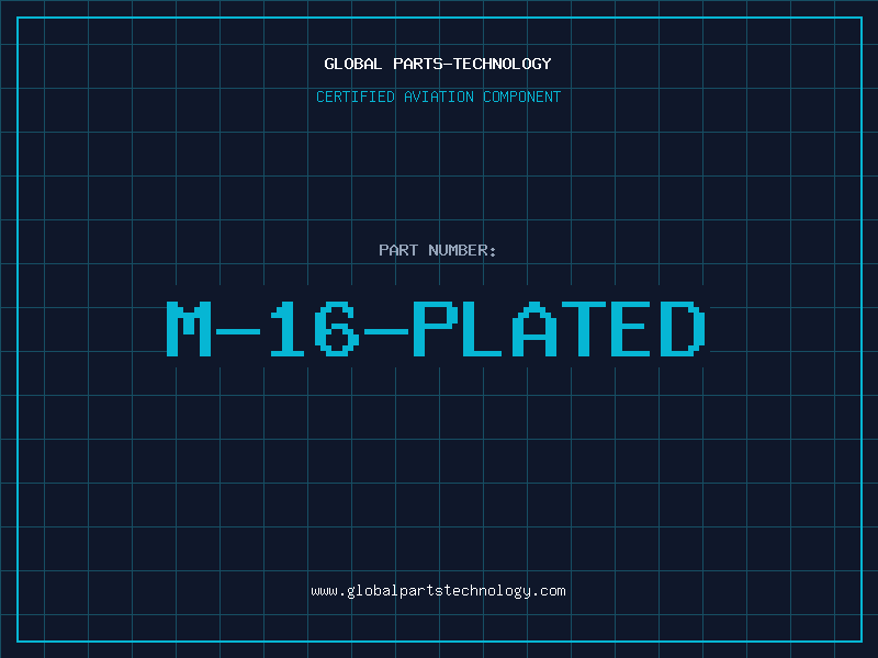 Aviation Part M-16-PLATED