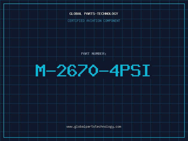 Aviation Part M-2670-4PSI