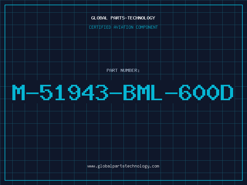 Aviation Part M-51943-BML-600D