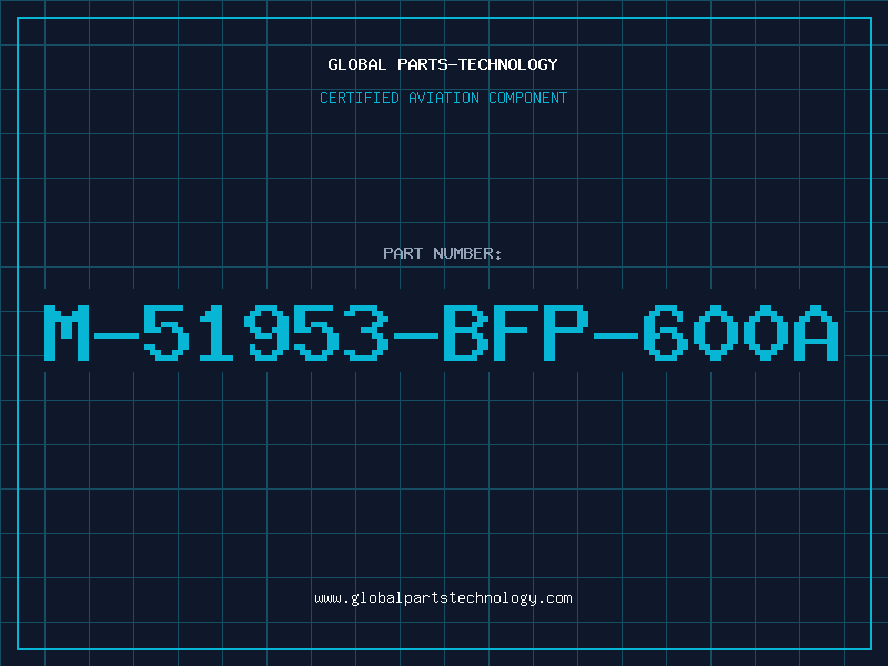 Aviation Part M-51953-BFP-600A