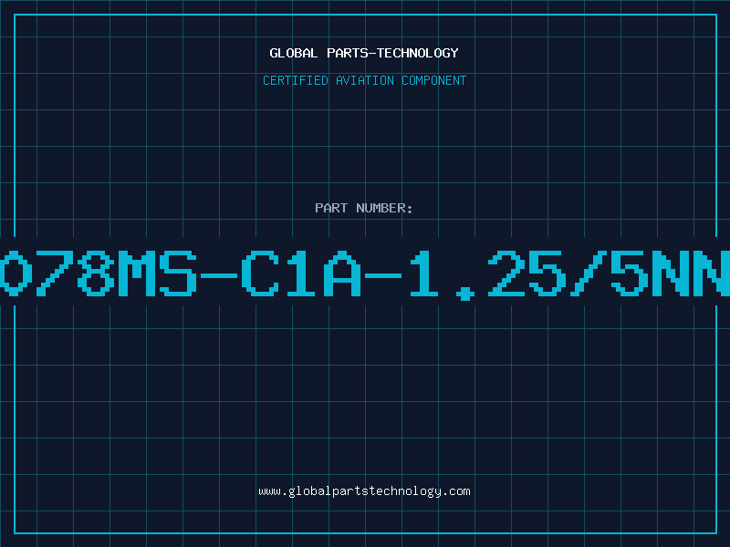 Aviation Part M078MS-C1A-1.25/5NNN