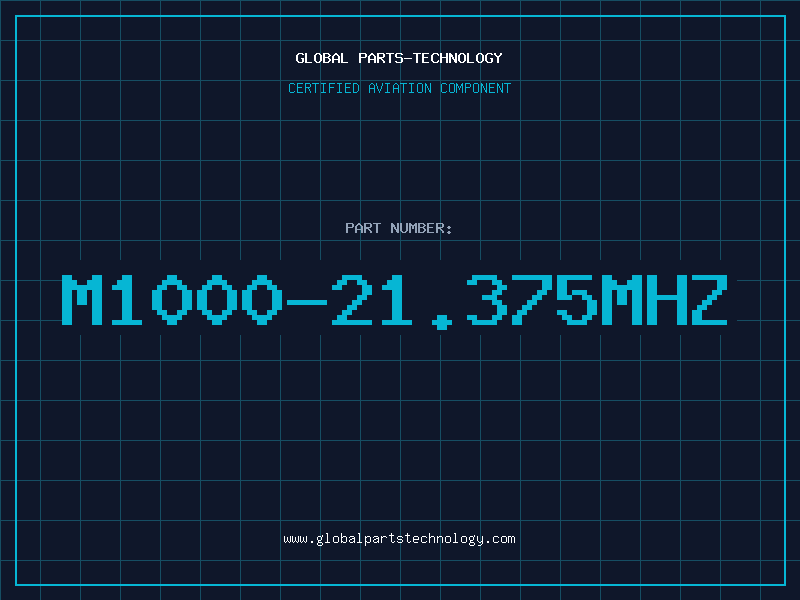 Aviation Part M1000-21.375MHZ
