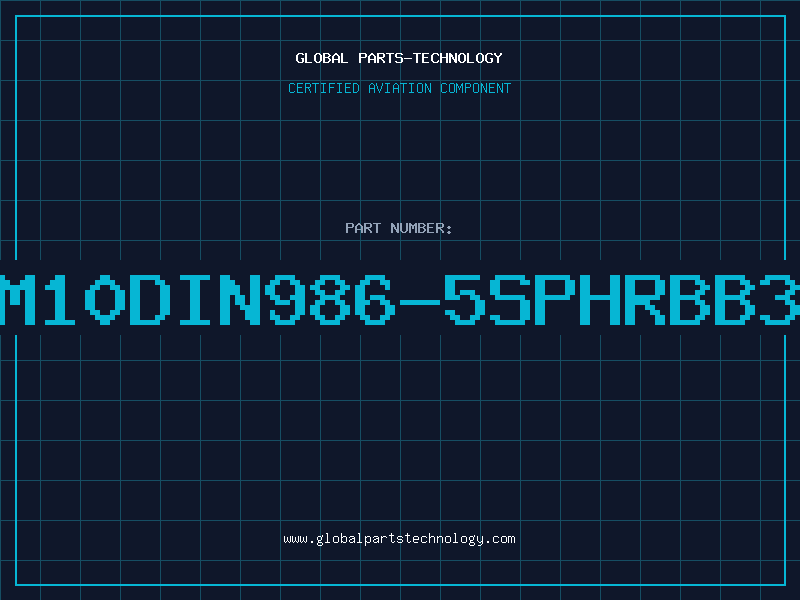 Aviation Part M10DIN986-5SPHRBB3