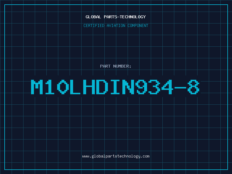 Aviation Part M10LHDIN934-8