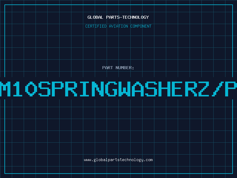 Aviation Part M10SPRINGWASHERZ/P