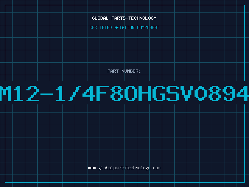 Aviation Part M12-1/4F8OHGSV0894