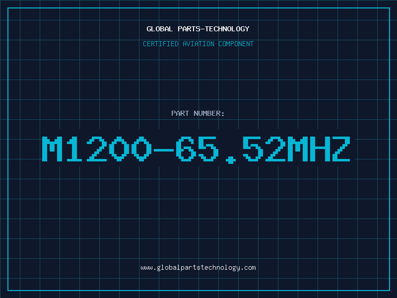 Aviation Part M1200-65.52MHZ