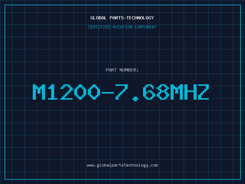 Aviation Part M1200-7.68MHZ