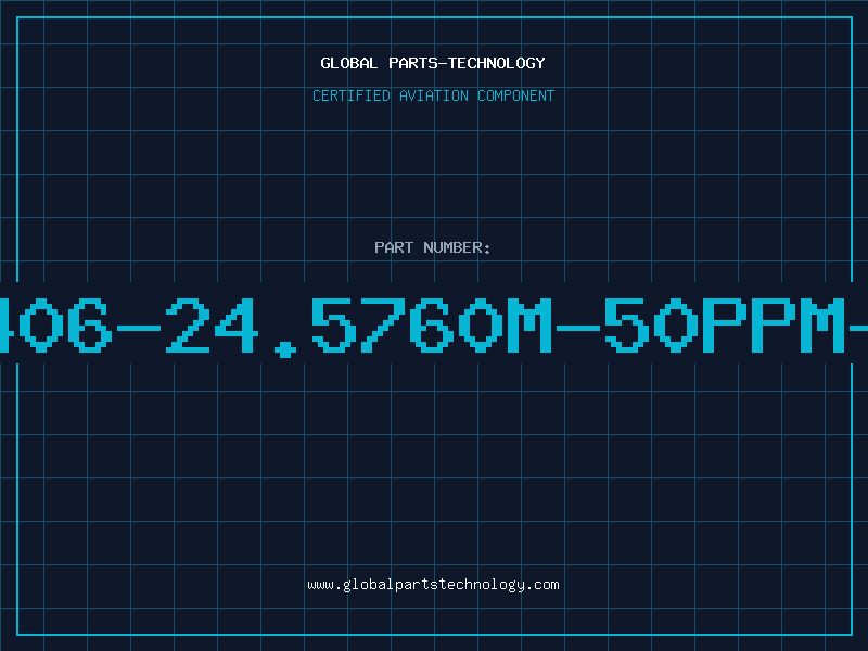 Aviation Part MA-406-24.5760M-50PPM-18F