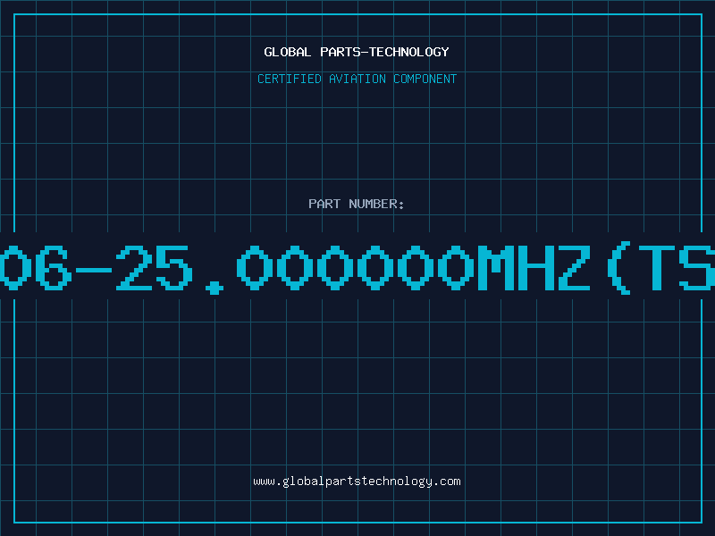Aviation Part MA-406-25.000000MHZ(TSTDTS