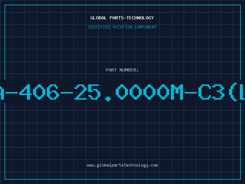 Aviation Part MA-406-25.0000M-C3(LF