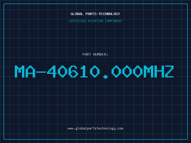 Aviation Part MA-40610.000MHZ