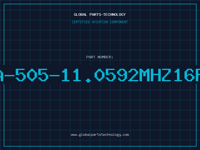 Aviation Part MA-505-11.0592MHZ16PF