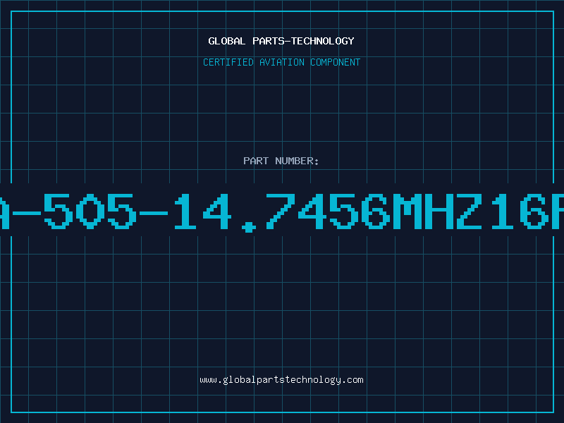 Aviation Part MA-505-14.7456MHZ16PF