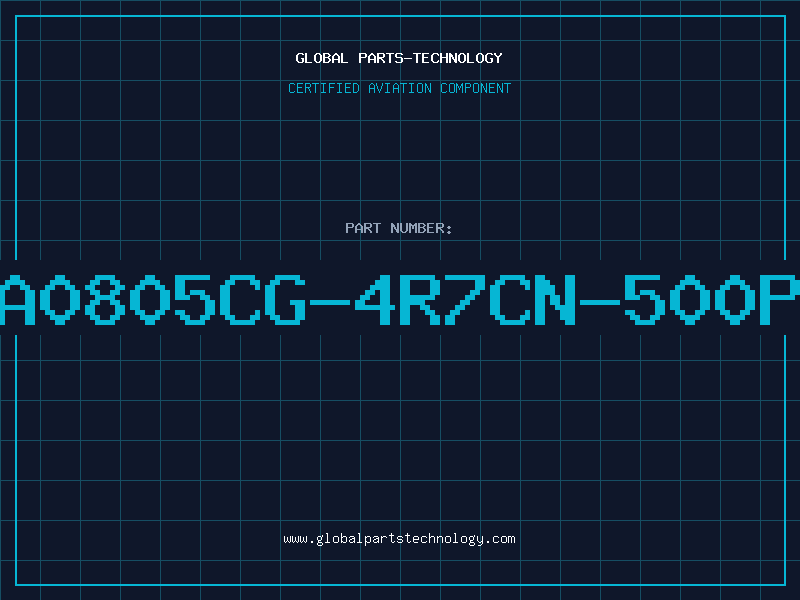 Aviation Part MA0805CG-4R7CN-500PR