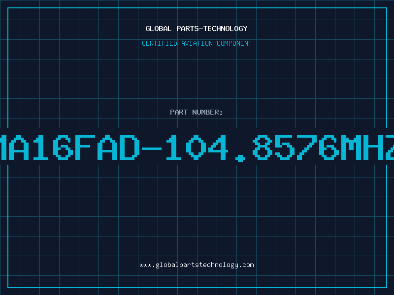 Aviation Part MA16FAD-104.8576MHZ