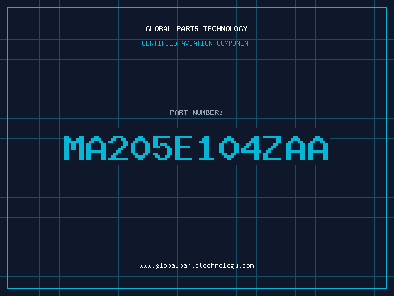 Aviation Part MA205E104ZAA