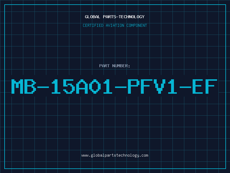 Aviation Part MB-15A01-PFV1-EF